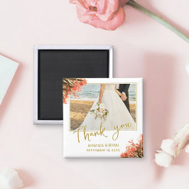 Íman Orange Oleander Flowers Foto de agradecimento Casa