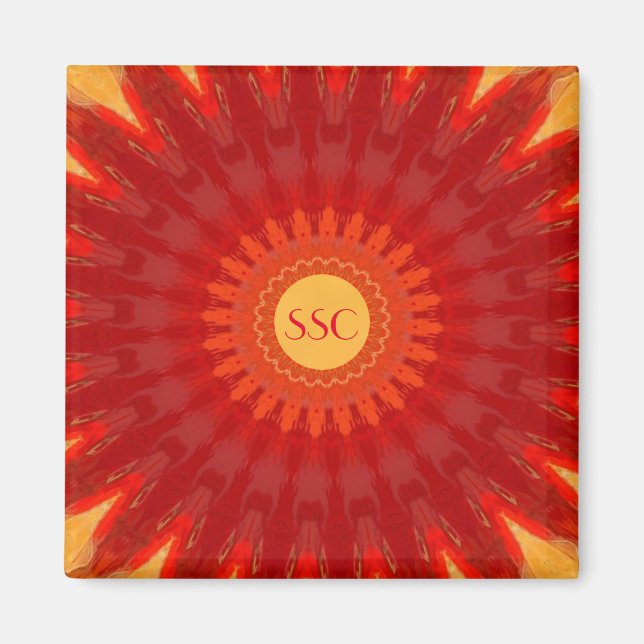 Íman Orange Starburst (Frente)