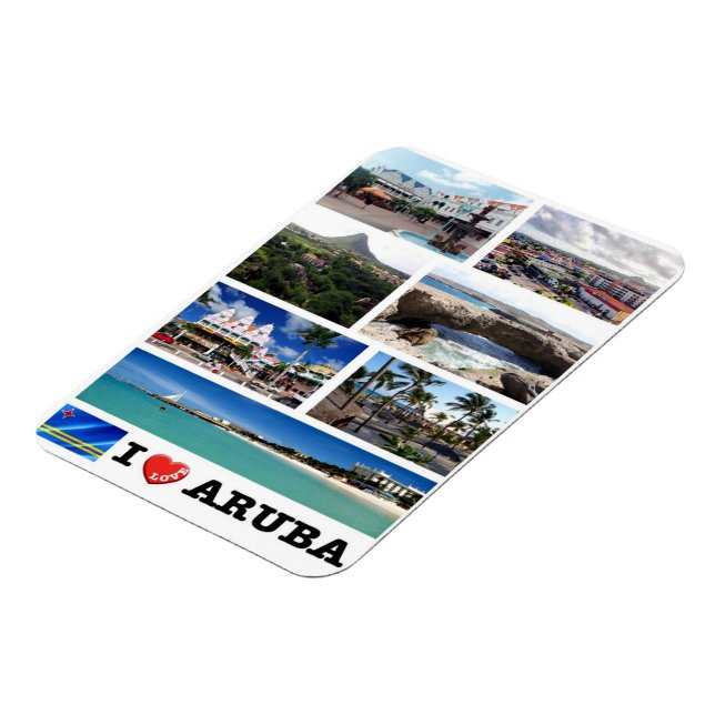 Íman Oranjestad - I Love - Aruba - (Left Side)