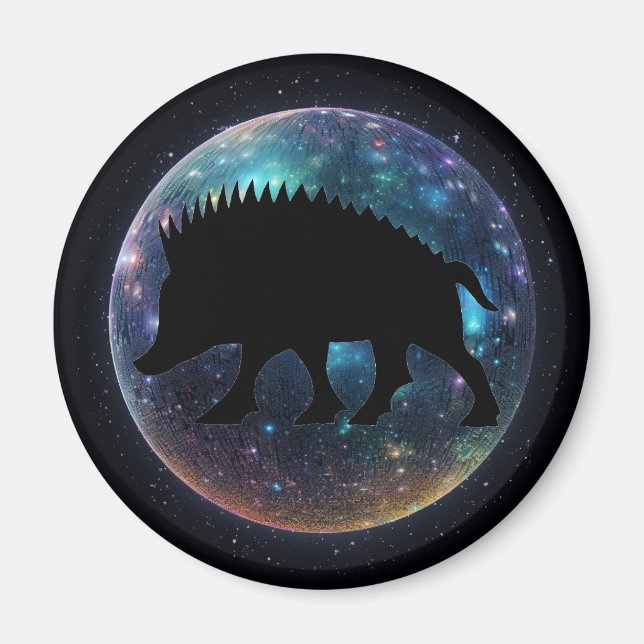 Íman Orb do Espaço do Barco Picnado (Frente)