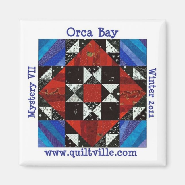 Íman Orca Bay Mystery Quiltville (Frente)