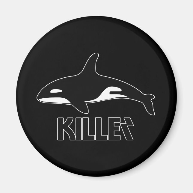 Íman Orca da Baleia Assassina da Morte (Frente)