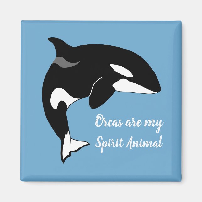 Íman Orca Killer Whale Spirit Animal (Frente)