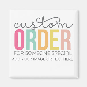Íman Ordem Personalizada Personalizável