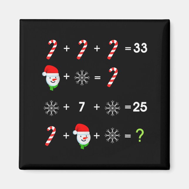 Íman Order Of Operations Quiz Funny Math Teacher Christ (Frente)