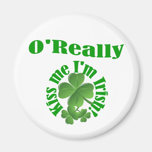 Íman O'Realmente, apelido irlandês (Frente)