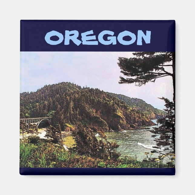 Íman Oregon Coast Magnet (Frente)