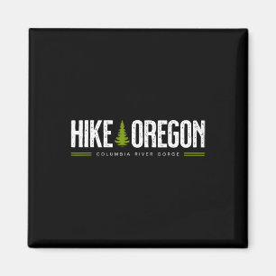 Íman Oregon Columbia River Gorge Hike Tree Graphi