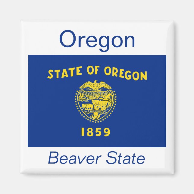 Íman Oregon Flag Magnet (Frente)