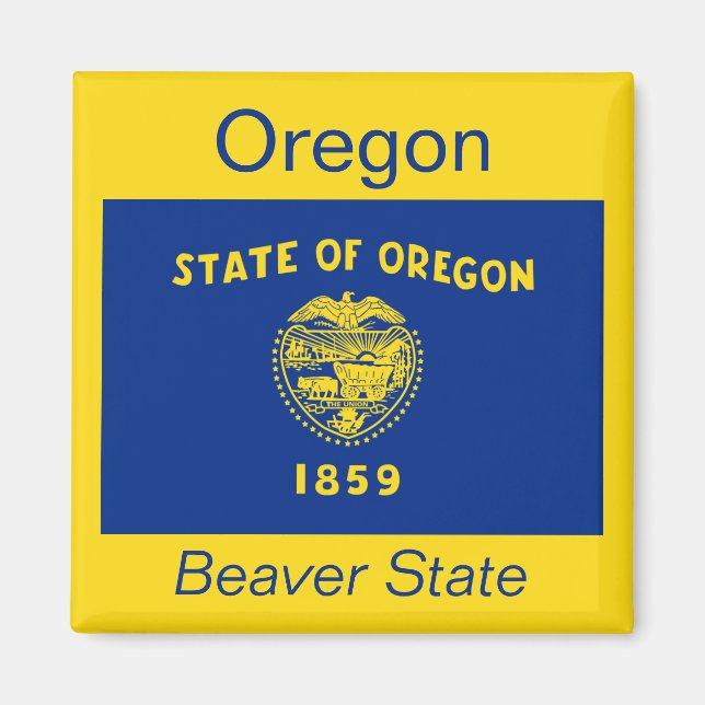 Íman Oregon Flag Magnet (Frente)