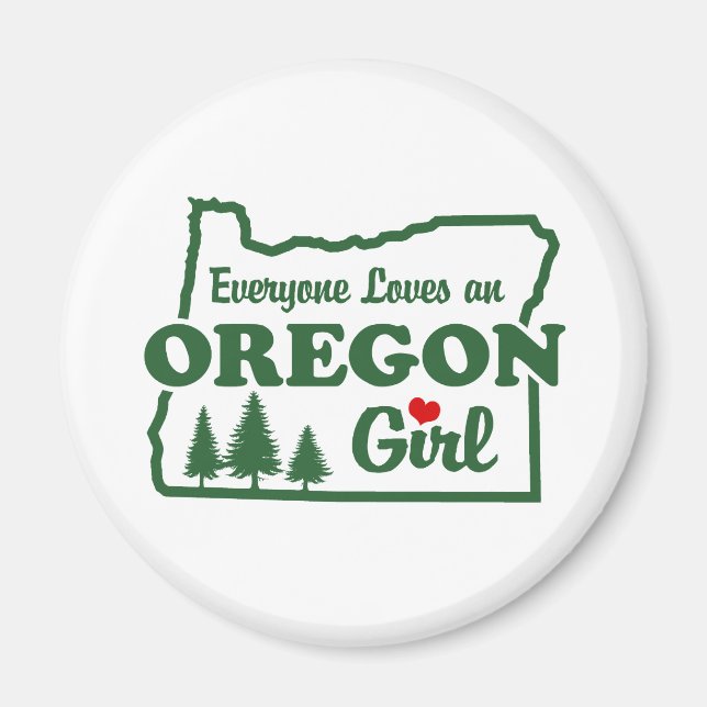 Íman Oregon Girl (Frente)