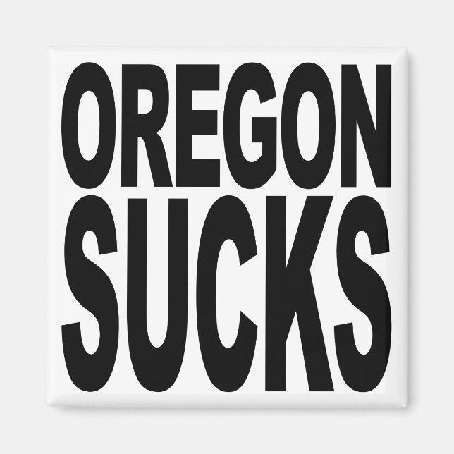 Íman Oregon Sucks (Frente)
