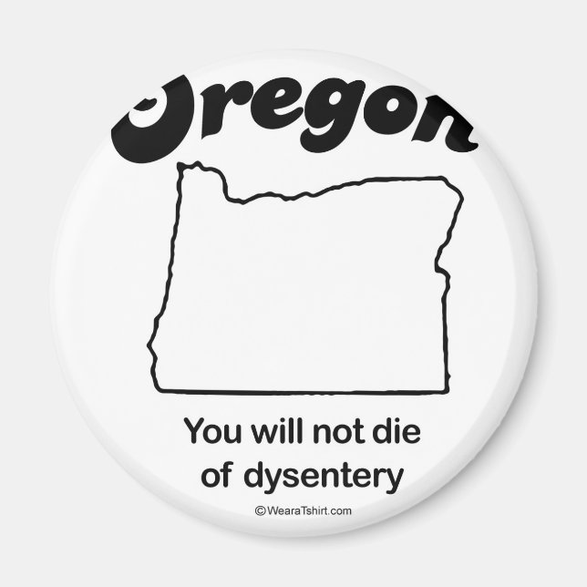 Íman OREGON - T-shirts e engrenagens "OREGON STATE MOTT (Frente)