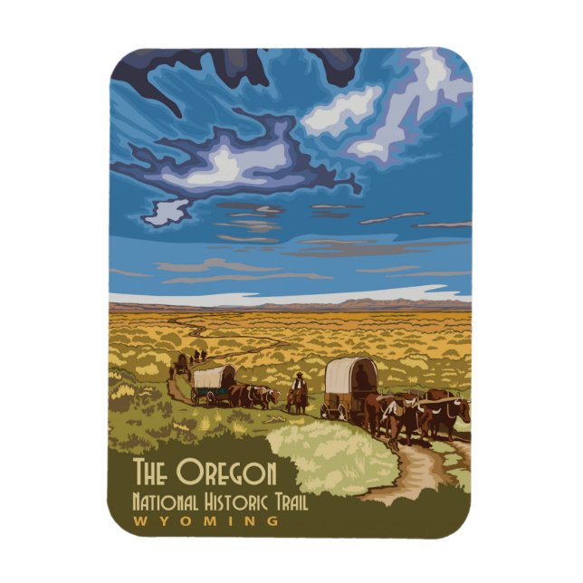 Íman Oregon Trail (Vertical)