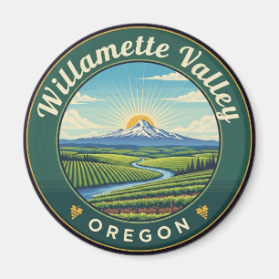 Íman Oregon Willamette Valley Viagem