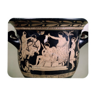 Íman Orestes como um Suppliant no santuário de Apollo