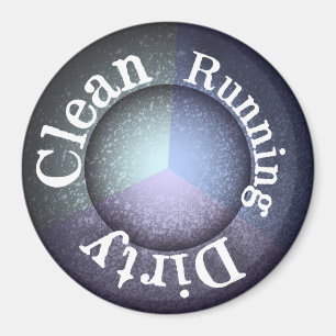 Íman Organizador de Execução da Sujeira Limpa da máquin