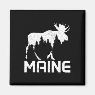 Íman Orgulho Antigo de Maine Lembrança Alce Natureza Ca