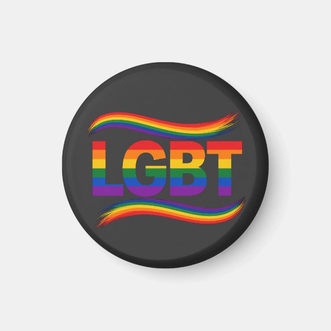 Íman Orgulho Arco-íris LGBT (Frente)