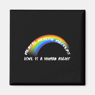 Íman Orgulho Arco-íris Lgbtq - O Amor É Um Direito Huma
