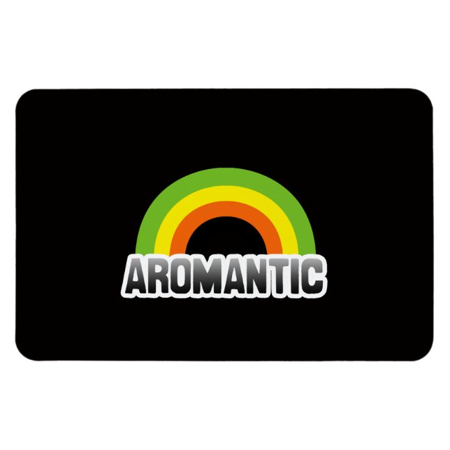 Íman Orgulho Aromântico (Horizontal)