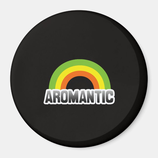 Íman Orgulho Aromântico (Frente)