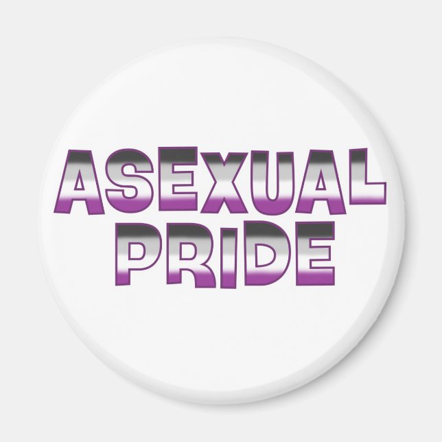 Íman Orgulho Asexual (Frente)