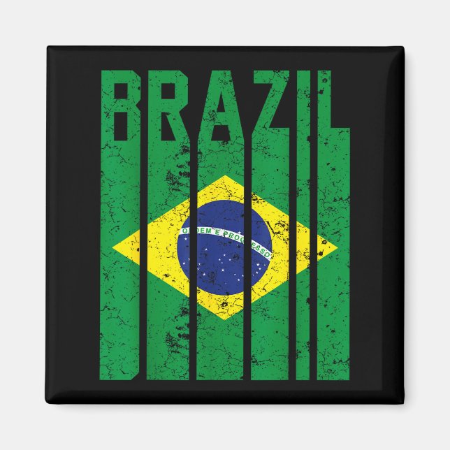 Íman Orgulho Brasil Bandeira Brasileira (Frente)