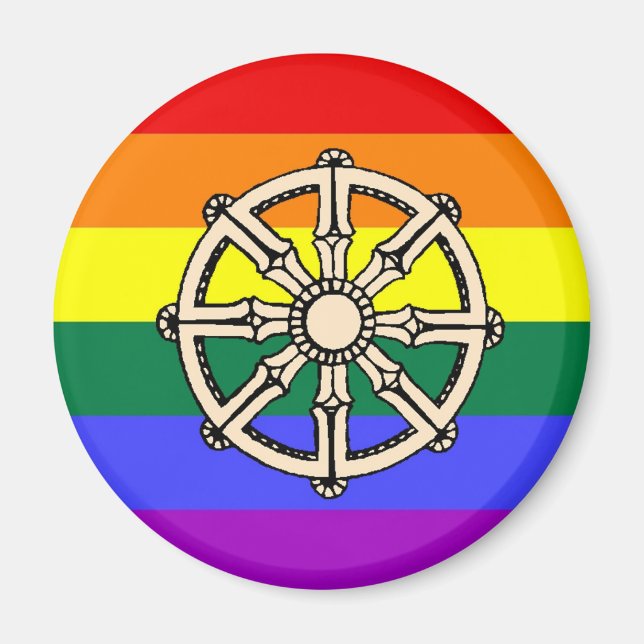 Íman Orgulho Budista gay (Frente)