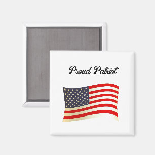 Íman Orgulho da bandeira Patriota Americana, Dia da Ind