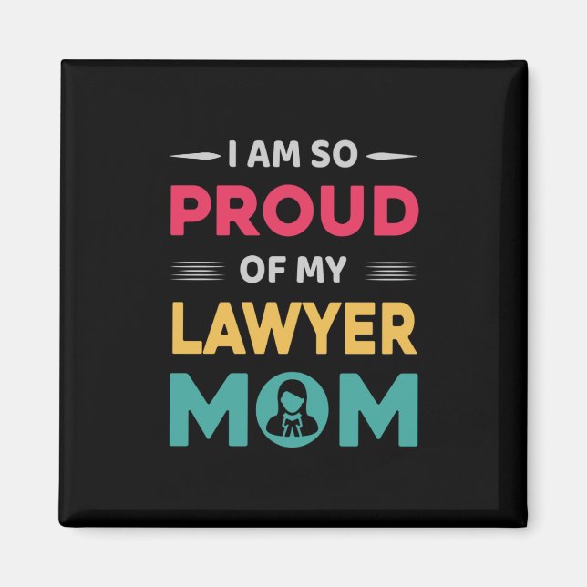 Íman Orgulho Da Minha Mãe Advogada (Frente)