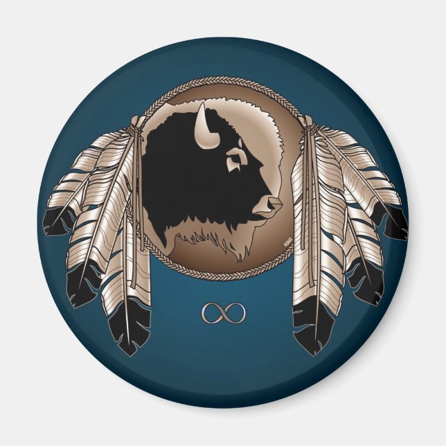 Íman Orgulho de Arte Nativa das Primeiras Nações (Frente)