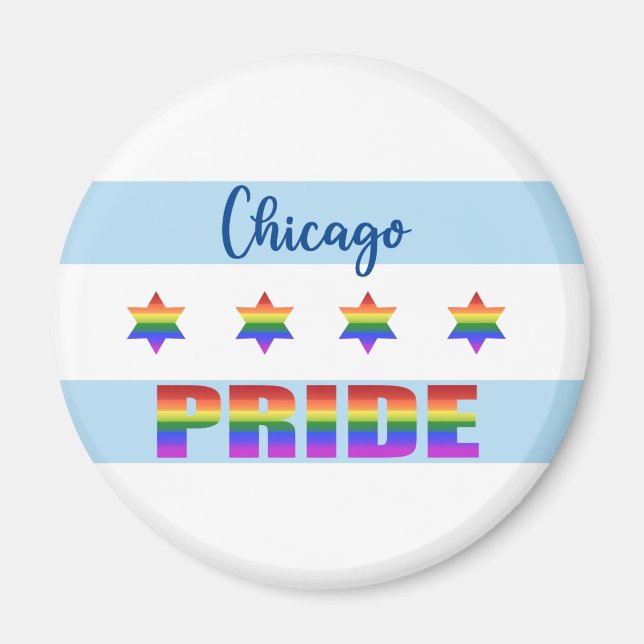 Íman Orgulho de Chicago (Frente)