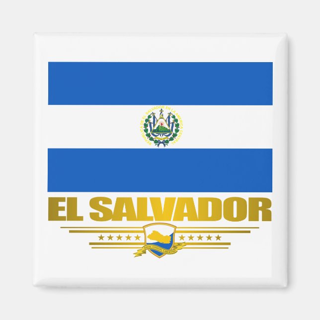 Íman "Orgulho de El Salvador" (Frente)