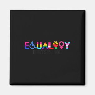Íman Orgulho de Igualdade Arco-íris Lgbtq Feminista Sím