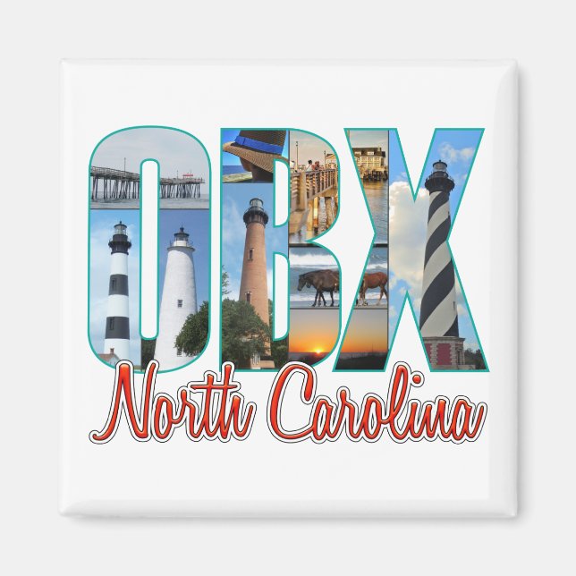 Íman Orgulho de Locais OBX (Frente)