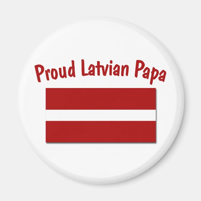 Íman Orgulho de Papa Letão (Frente)