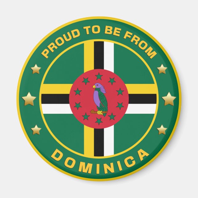Íman Orgulho De Ser Da Dominica (Frente)