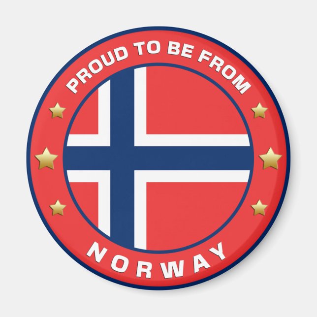 Íman Orgulho De Ser Da Noruega (Frente)