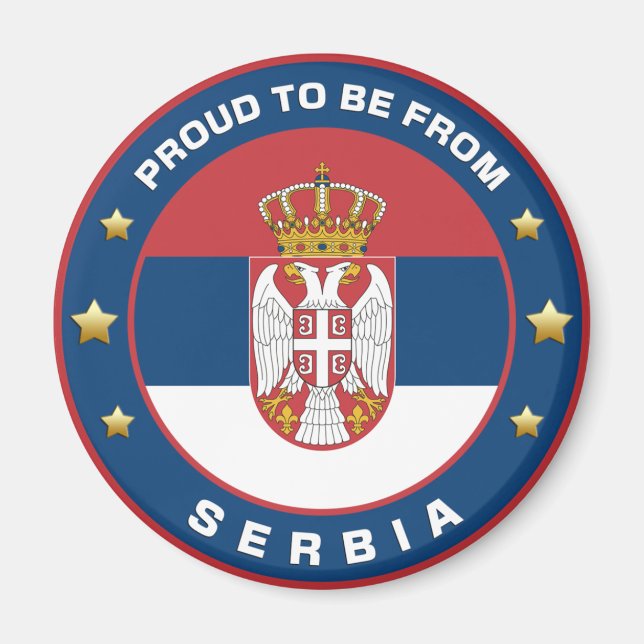 Íman Orgulho De Ser Da Sérvia (Frente)
