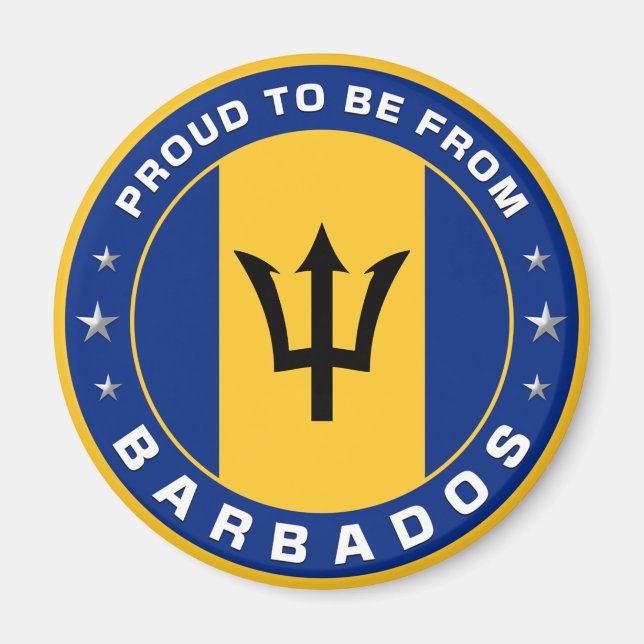 Íman Orgulho De Ser De Barbados (Frente)