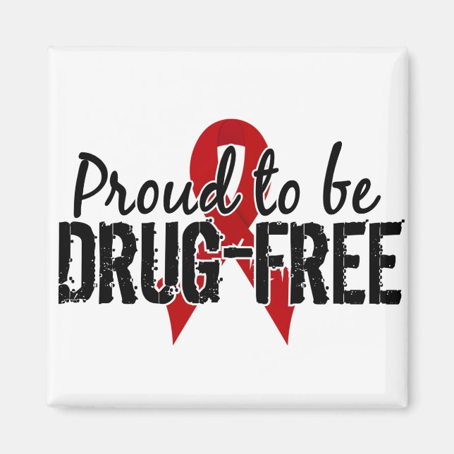 Íman Orgulho De Ser Livre De Drogas (Frente)