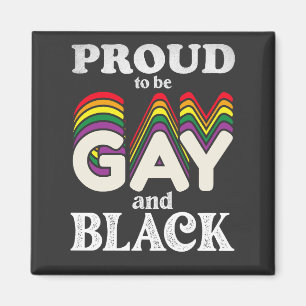 Íman Orgulho De Ser Orgulho LGBT Gay E Negro