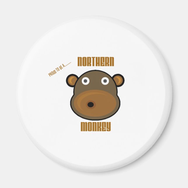 Íman Orgulho de ser um macaco Norte (Frente)