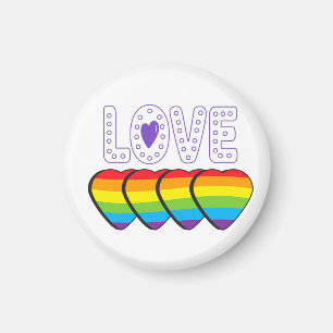 Íman Orgulho do Amor. LGBT+Orgulho. Orgulho de amor