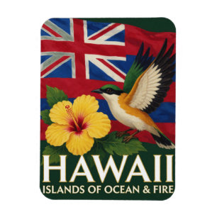Íman Orgulho do Estado do Havaí ✦ Patrimônio Aloha