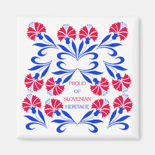 Íman Orgulho Do Magnet Da Praça Do Patrimônio Esloveno