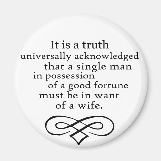 Íman Orgulho e Preconceito (Frente)