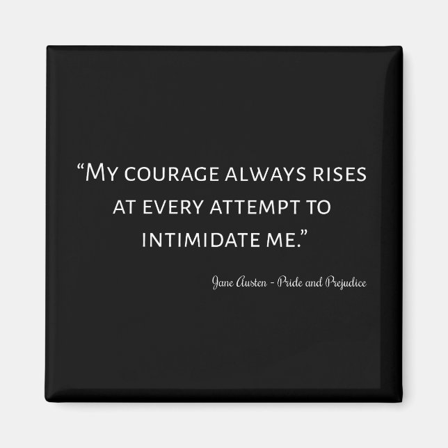 Íman Orgulho e Preconceito Citação I (Frente)