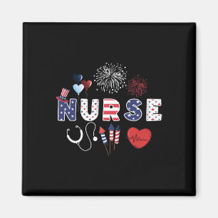 Íman Orgulho Enfermeiro Usa Sinalizador Stethoscope Enf